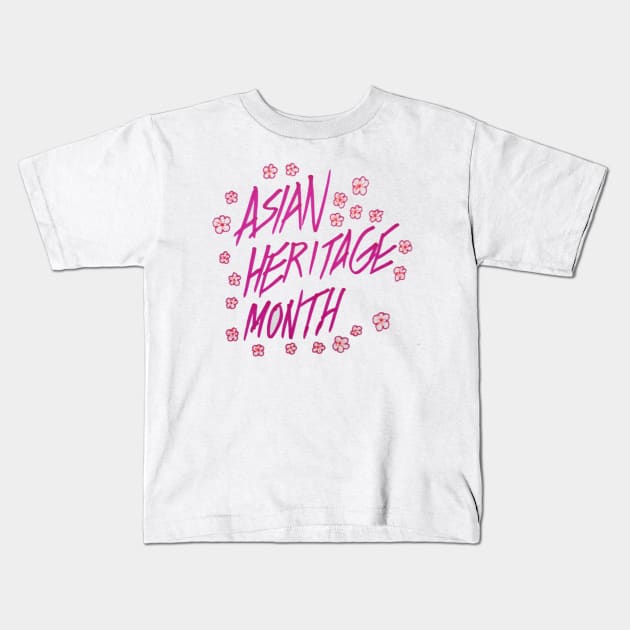 Asian Heritage Month Kids T-Shirt by jhsells98